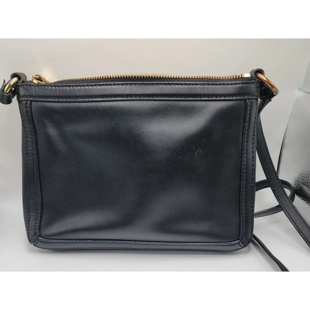 Lauren Ralph Lauren black leather